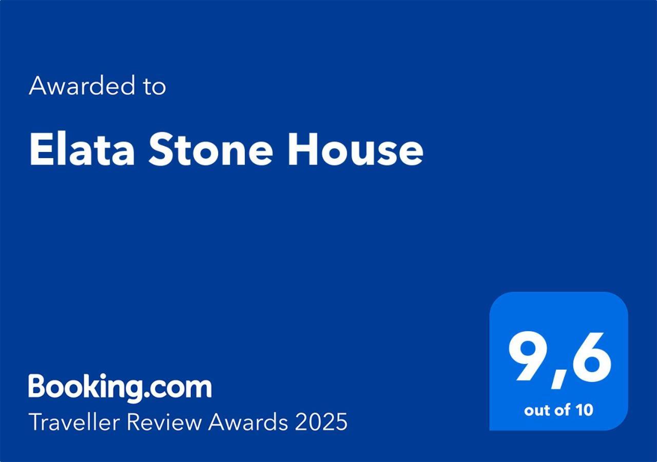 Elata Stone House Villa Eksteriør billede